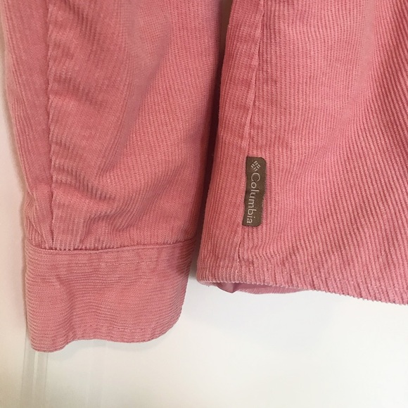 Columbia Pink Corduroy Button Up Shacket - Picture 5 of 5